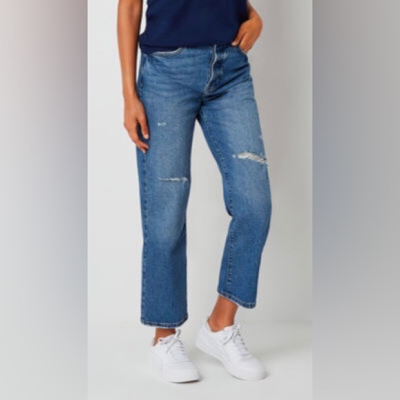 a.n.a. High Rise Vintage Straight Leg Jeans - Picture 2 of 10